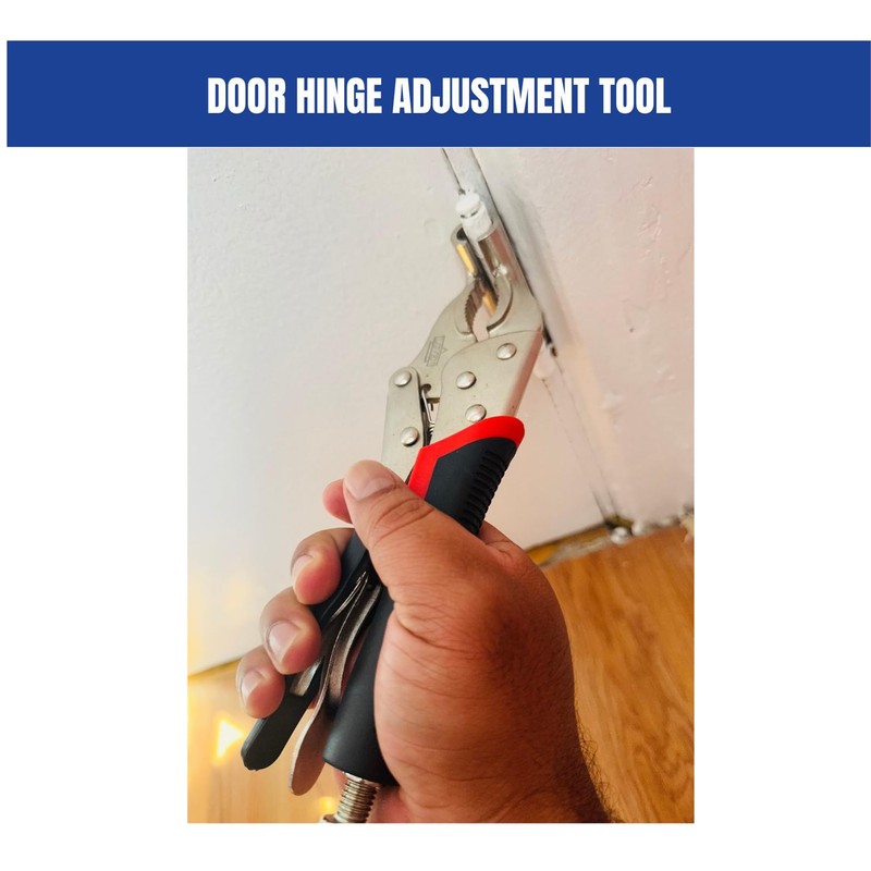 Door Hinge Adjustment Tool, Heavy Duty Hinges Gap Wrench, Easy