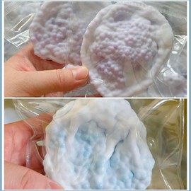 Pack of 2 Stress Balls, Anti-Stress Balls, Fufu Squishy Malleable Grape Stress Ball Toy for Stress Relief and Relaxation, Soft Stress Ball, Sensory Toy for Children and Adults