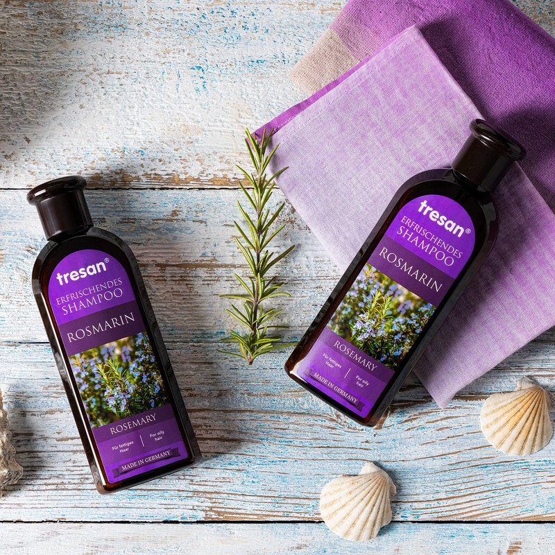 Tresan Rosemary Refreshing Shampoo for Oily Hair - Nourishing Volumising