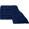 Erwin Müller Sindelfingen Guest Towel Pack of 6 Terry Towels Boil-Proof Dark Blue Size 30 x 50 cm