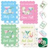 K1tpde 8PCS Funny Mahjong Shuffler Hot Tips Cards with Storage