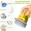 Ausein Recipientes de Avena de 350ML, 4 Pack Tarros de