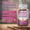 LUKAREE Organic Milk Thistle Liver Detox Supplement Plus Dandelion Extract