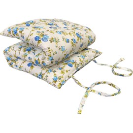 Danfuton Twin Floor Rolling Futon Mattresses, Cotton Shikifuton Mat 3 x 39 x 80 Rose Blue