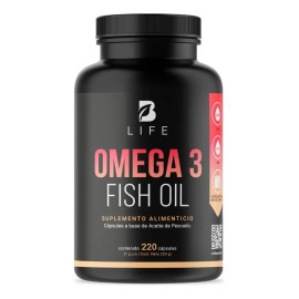 Omega Fish Oil 220 Caps 100 Aceite Pescado Life