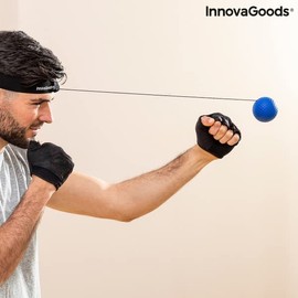 InnovaGoods® Balxing Training and Reflex Balls Set Improves Coordination and Agility Compact and Lightweight Design Ideal for Sports