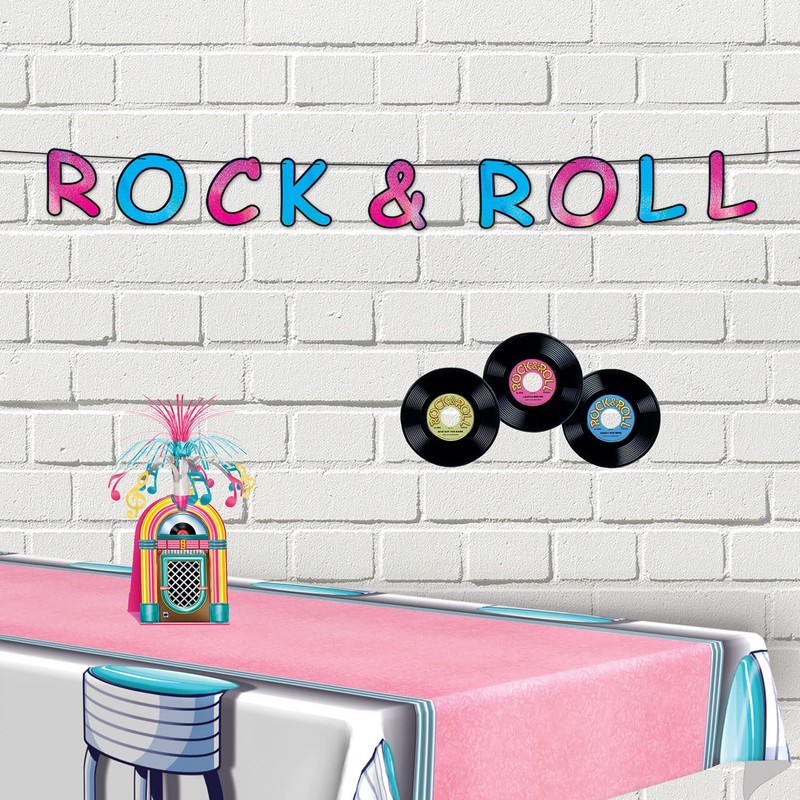 Jukebox Centerpiece Party Accessory (1 count) (1/Pkg)