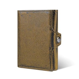 Ewyane mini Smart Geldbörse mit Münzfach - Braun