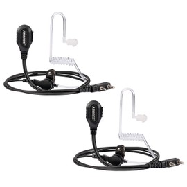 BAOFENG 2-Pin Detachable Headset Air Acoustic Tube Two Way Radio Earpiece UV-5R BF-F8HP Pro 5RM UV-5G Plus GM21 UV-17R GM-5RH GM-15 PRO K5PLUS BF-888S Walkie Talkie (2)