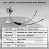 SecosAutoparts Front Left Door Lock Latch Actuator Motor Assembly Driver