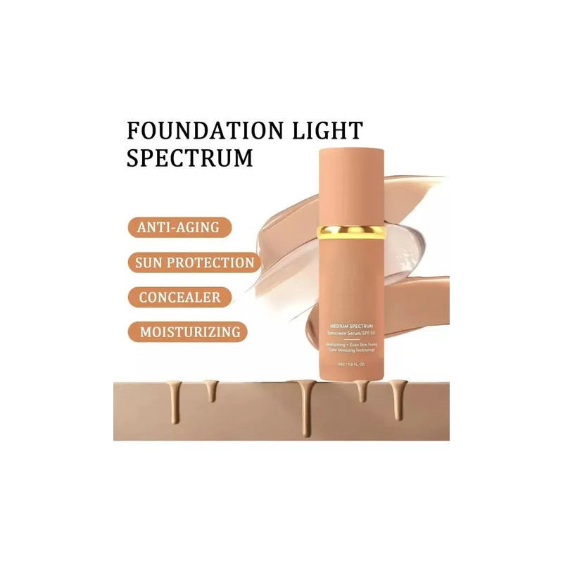 Bio Foundation 4 En 1, Base Hidratante Que Cambia De