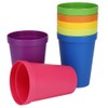 7PCS Break-Resistant Reusable PP Cups Rainbow Dishwasher Safe Plastic Tumblers