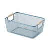 AJIODA Metal Mesh Steel Basket, Small Wire Storage Organizer Baskets
