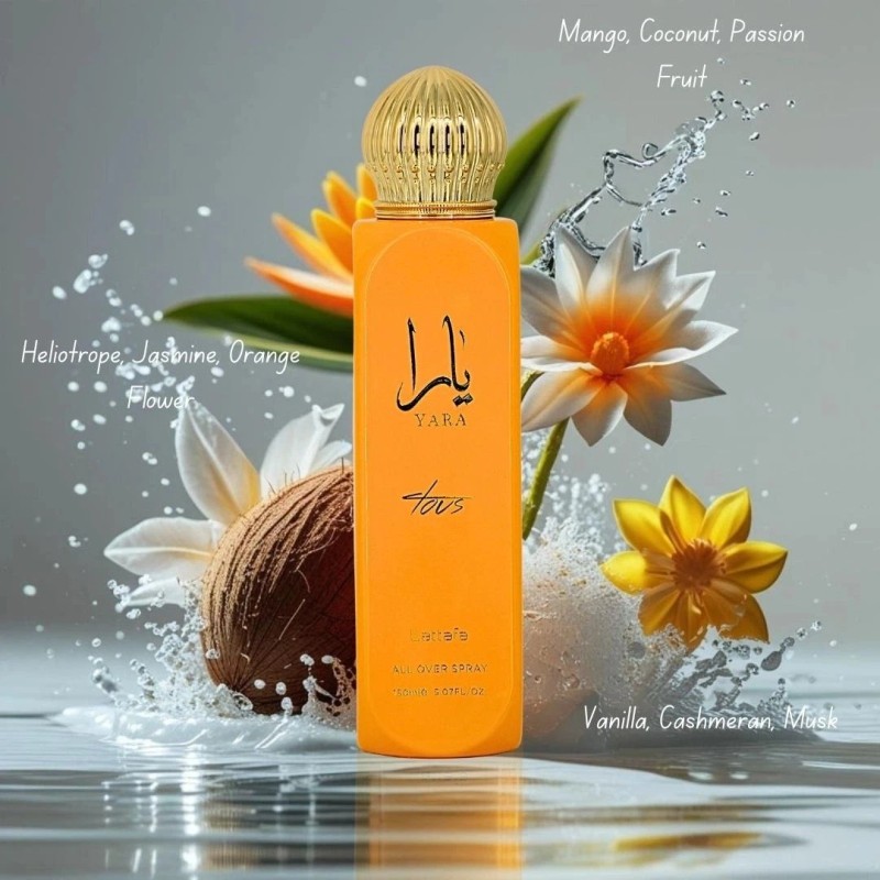 Yara Tous All Over Spray 150ml (5.07 oz) by Lattafa