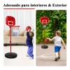 Btstststs Juego De Aro Baloncesto Para Niños Con Balón E
