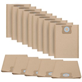 15 Pack Vacuum Bags Fits 6 to 10 Gallon Shop Vac DXVA19-4101,LUNARUBBY Replacement Filter Bags for Wet/Dry Vacs,High Efficiency Dust Collection Bag,Replacement Parts BM08 Accessories Kit