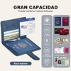 Porta Pasaporte con Bloqueo RFID, Porta Pasaporte y Visa Impermeable,