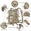 KRYDEX 23L D3 Flatpack Tactical Expandable Travel Backpack MOLLE /