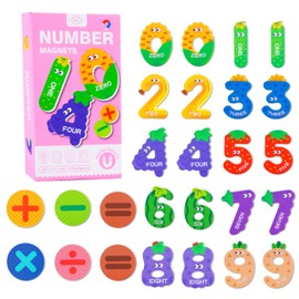 Magnetic Numbers,Large Size Fridge Magnets for Kids,Numbers Magnets for Refrigerator,Educational Toys Fridge Magnets and Maths for Baby Toddler Preschool(Numbers)