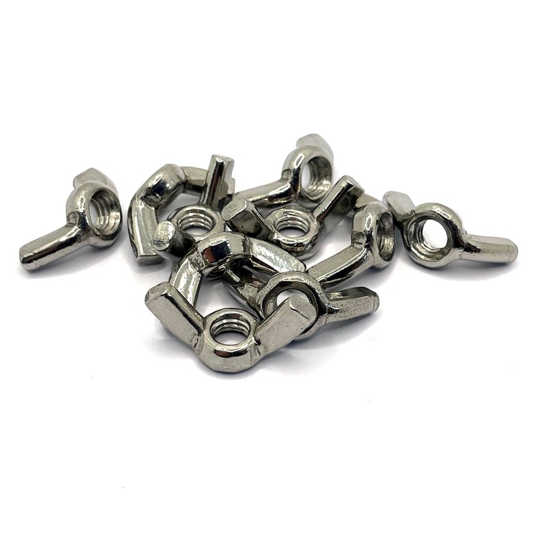 M6 Wing Nut DIN315, A4 (316) Stianless Steel (Pack of