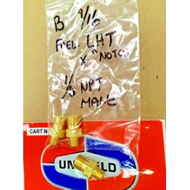 UNIWELD, WELDING Hose Adapter, B Fuel Gas, LHT, 9/16" x 1/8" N.P.T. Male threads