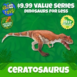 Ceratosaurus Dinosaur Figure | $9.99 Value Series | Dinosaur Toys and Figures for Kids