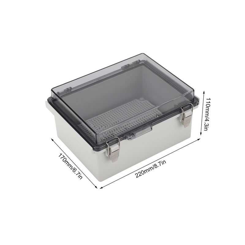 Waterproof Electrical Junction Box Hinged Shell Distribution Protection Enclosure for