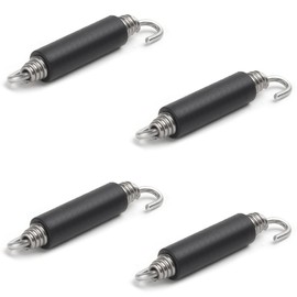 WBZOWRB Pack of 4 Exhaust Motorcycle Exhaust Expansion Springs Hooks, Silencer Exhaust Spring Hooks Silencer Springs for Motorcycle, Scooter, Motorcycle Rear Silencer, beige, L