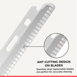 10PCS Replacement Razor Blades,Razor Blades Refills,Eyebrow Facial Razor Blades