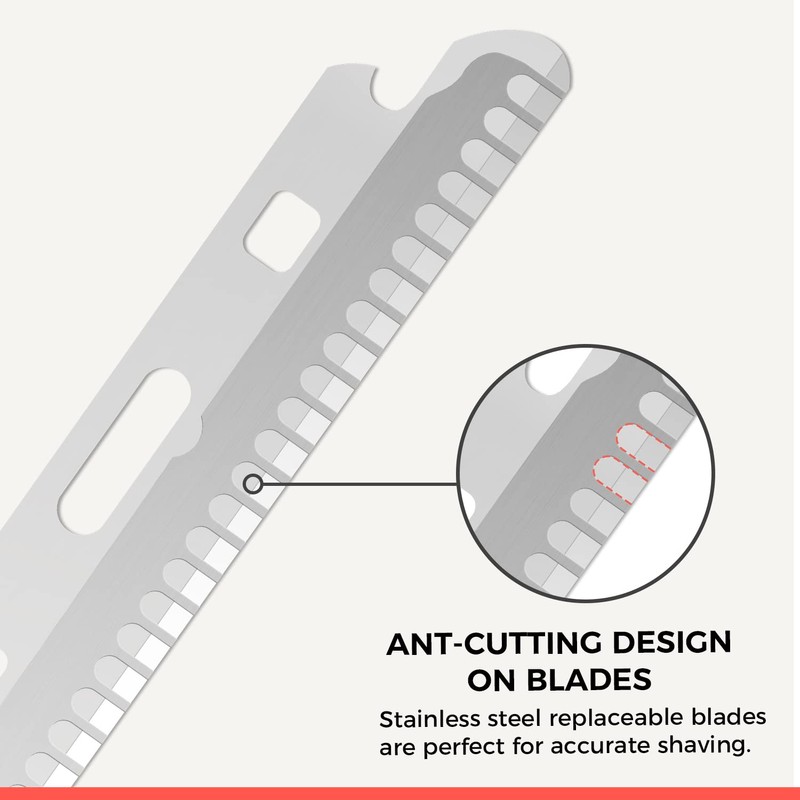 10PCS Replacement Razor Blades,Razor Blades Refills,Eyebrow Facial Razor Blades