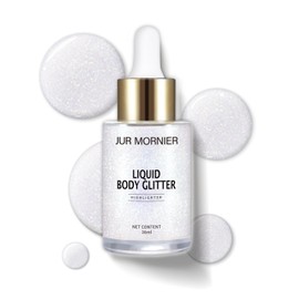 JUR MORNIER Custom Enhancer Drops Liuid Highlighting,30Ml Illuminator Face And Body Makeup,Long Lasting,Cruelty Free Formula (03-Pearl Green, 30ml)