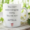 Funny Novelty Mugs Nutella Cafe Office Work Coffee Cup Birthday