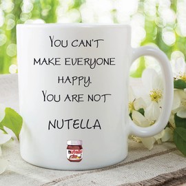 Funny Novelty Mugs Nutella Cafe Office Work Coffee Cup Birthday Gift WSDMUG186