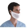 Medline Spunbond Beard Covers with Elastic, Lightweight Polypropylene, One Size