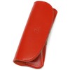 Prof Line Tochigi Leather, Japanese Glasses Case, Genuine Leather, Slim,