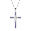 Starnny Cross Necklace for Women Birthstone Necklace for Women 925