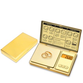 GRAM PRES Digital Pocket Scale 300g/0.01g Accuracy，Small Jewelry Coin Powder Scales Digital Weight Grams and oz, Digital Gold Gram Scale with LCD