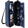 ALLCAMP Wine tote Bag with Cooler Compartment，Picnic Set Carrying Two
