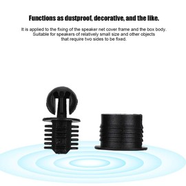 10 Pairs Speaker Fasteners, Speaker Grill Guides Speaker Buckles Snap Button Fasteners Speaker Net Cover Frame Snap Fastener