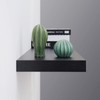 WELLAND 12" Deep Floating Shelves Espresso, Espresso Floating Shelves, 47.24"