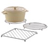 Metal Trivets for Pots and Pans,Stainless Steel Square/Round Trivet for