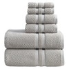 Springtree Home Grey Bath Towels Set of 6 | Popcorn