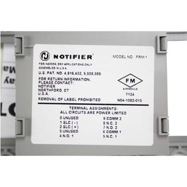 Notifier FRM-1 Fire Alarm Intelligent Addressable Relay Module