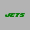 Unbranded New York Jets Vinyl Decal - White, 4"