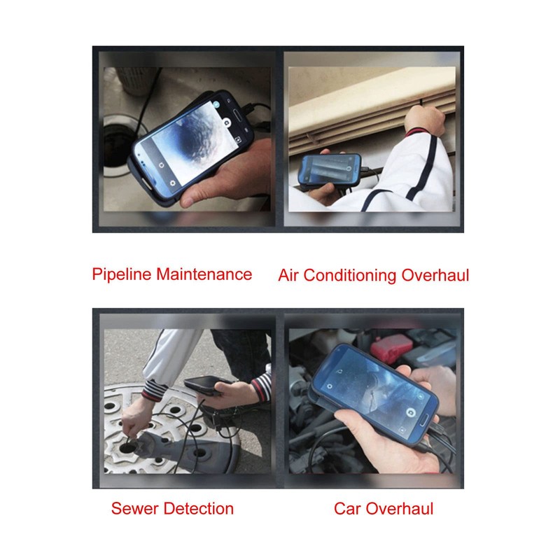 Cámara de Inspección de Endoscopio USB Resistente Al Agua con