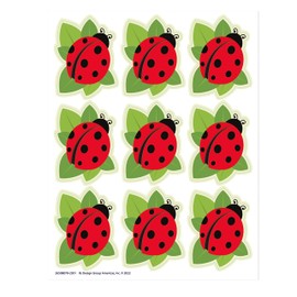 Eureka Ladybugs Extra Large Stickers for Kids and Teachers, Multicolor, 36 Pieces