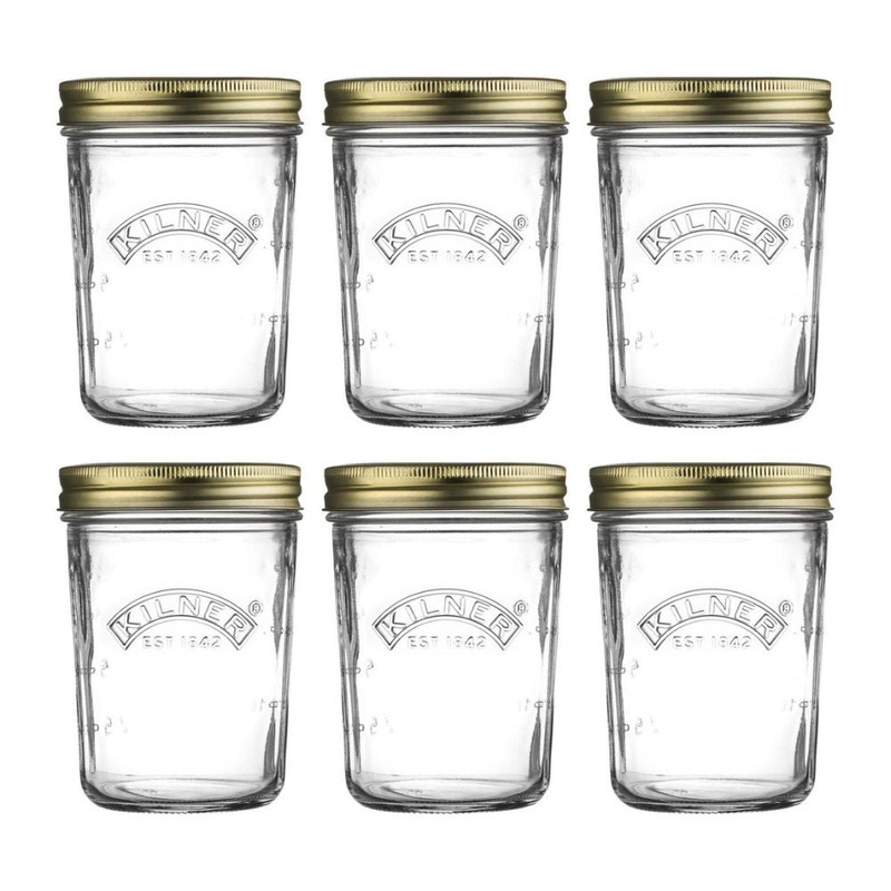 Kilner Wide Mouth Preserve Jar - 350ml, Single Jar