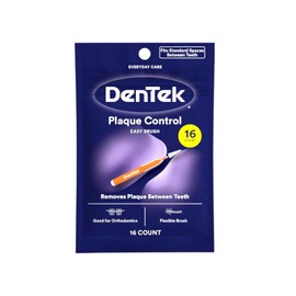 Dentek Easy Brush Cleaners Standard Spaces 16 Count (6 Pack)