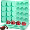 Actvty Round Chocolate Cookie Molds, 3 Pieces 12-Cavity Cylinder Chocolate