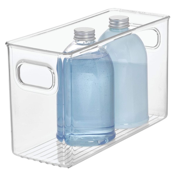 iDesign Linus Plastic Countertop, Closet, and Vanity Organizer, Storage Bin